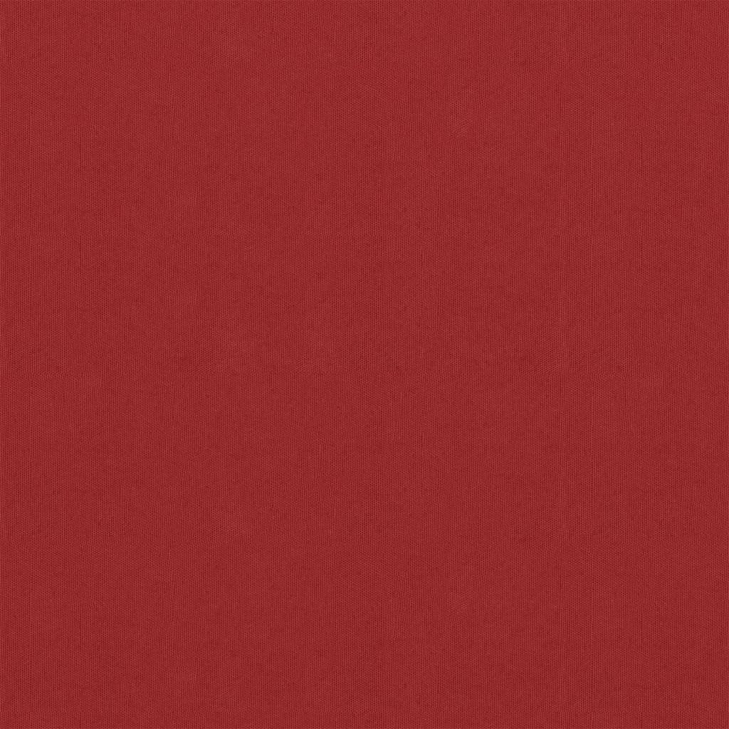 vidaXL Balkonsko platno rdeče 90x400 cm oksford blago