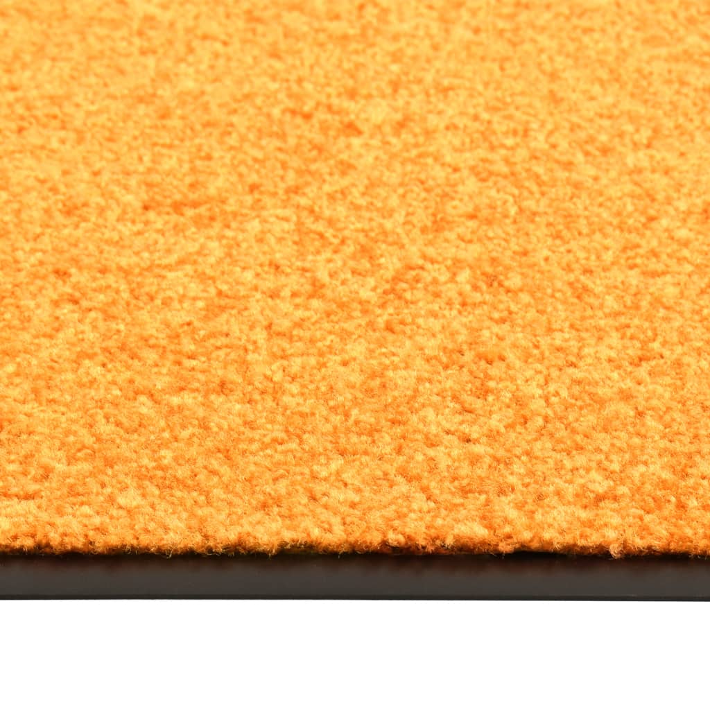 vidaXL Pralni predpražnik oranžen 60x180 cm