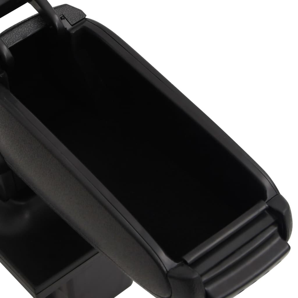vidaXL Naslon za roke za avto črn 16x35x(30-49) cm ABS