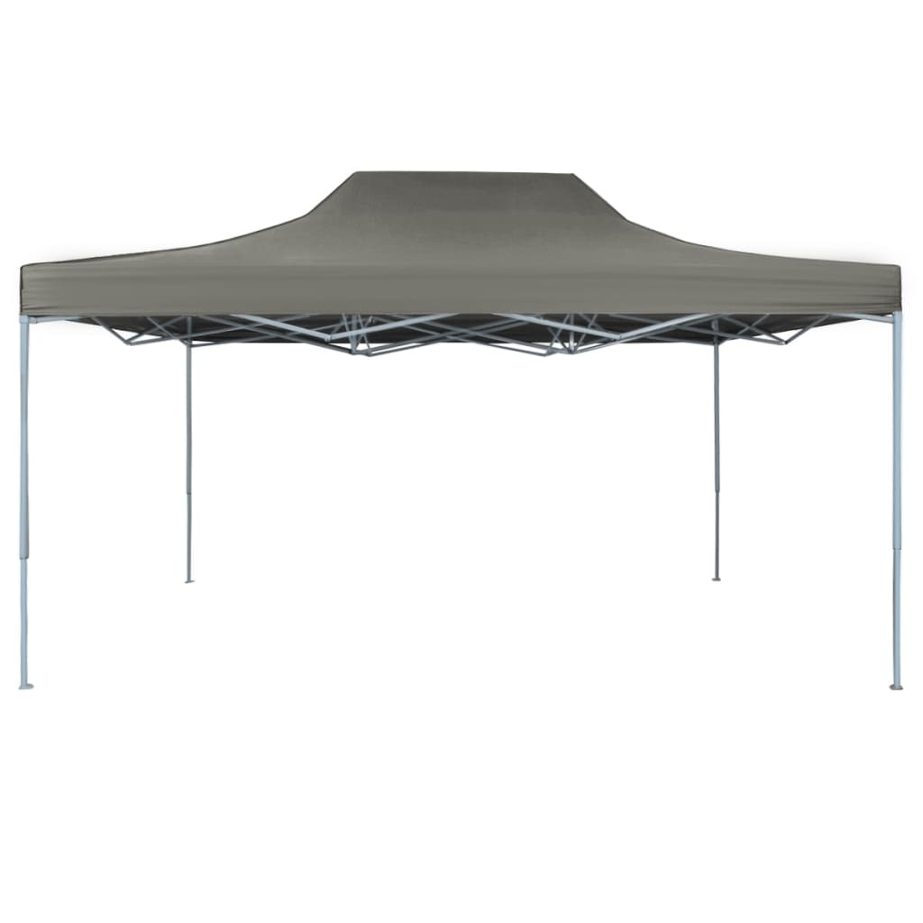 vidaXL Zložljivi šotor pop-up 3x4,5 m antracitne barve