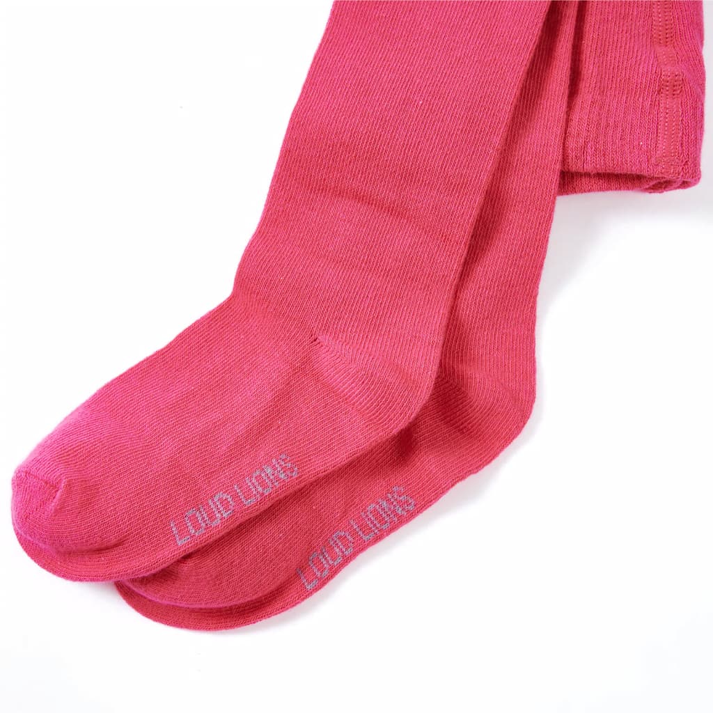 Otroške hlačne nogavice živo roza 92