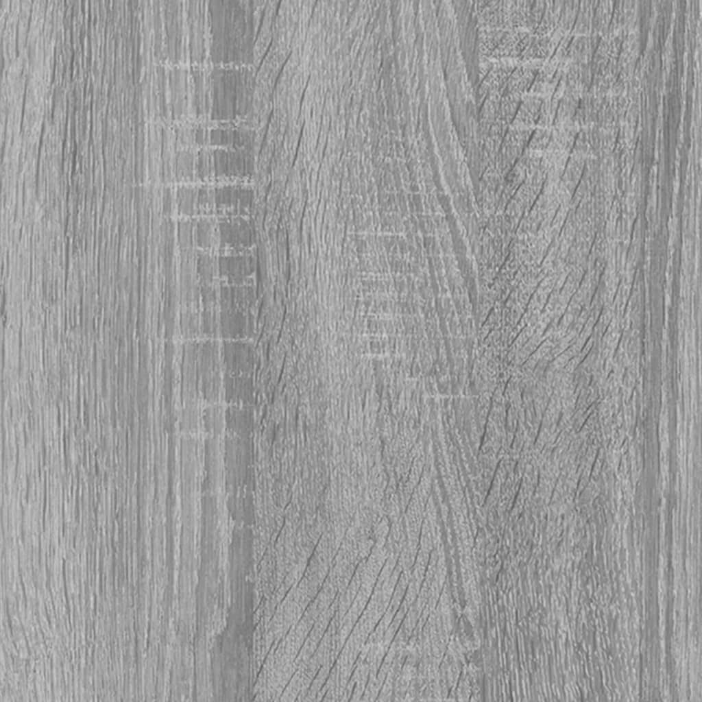 vidaXL Visoka omara siva sonoma 34,5x34x180 cm inženirski les