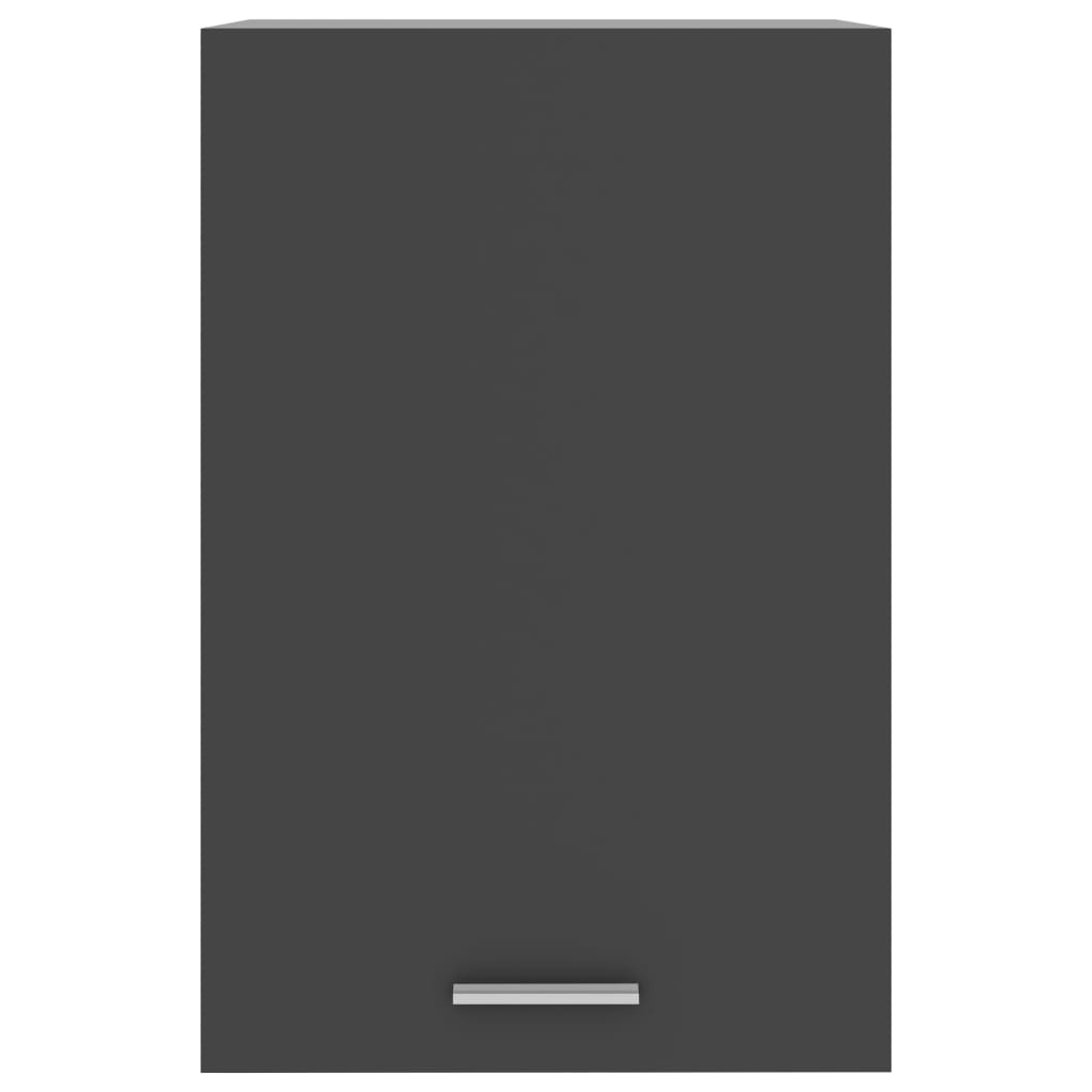 vidaXL Viseča omarica siva 39,5x31x60 cm iverna plošča