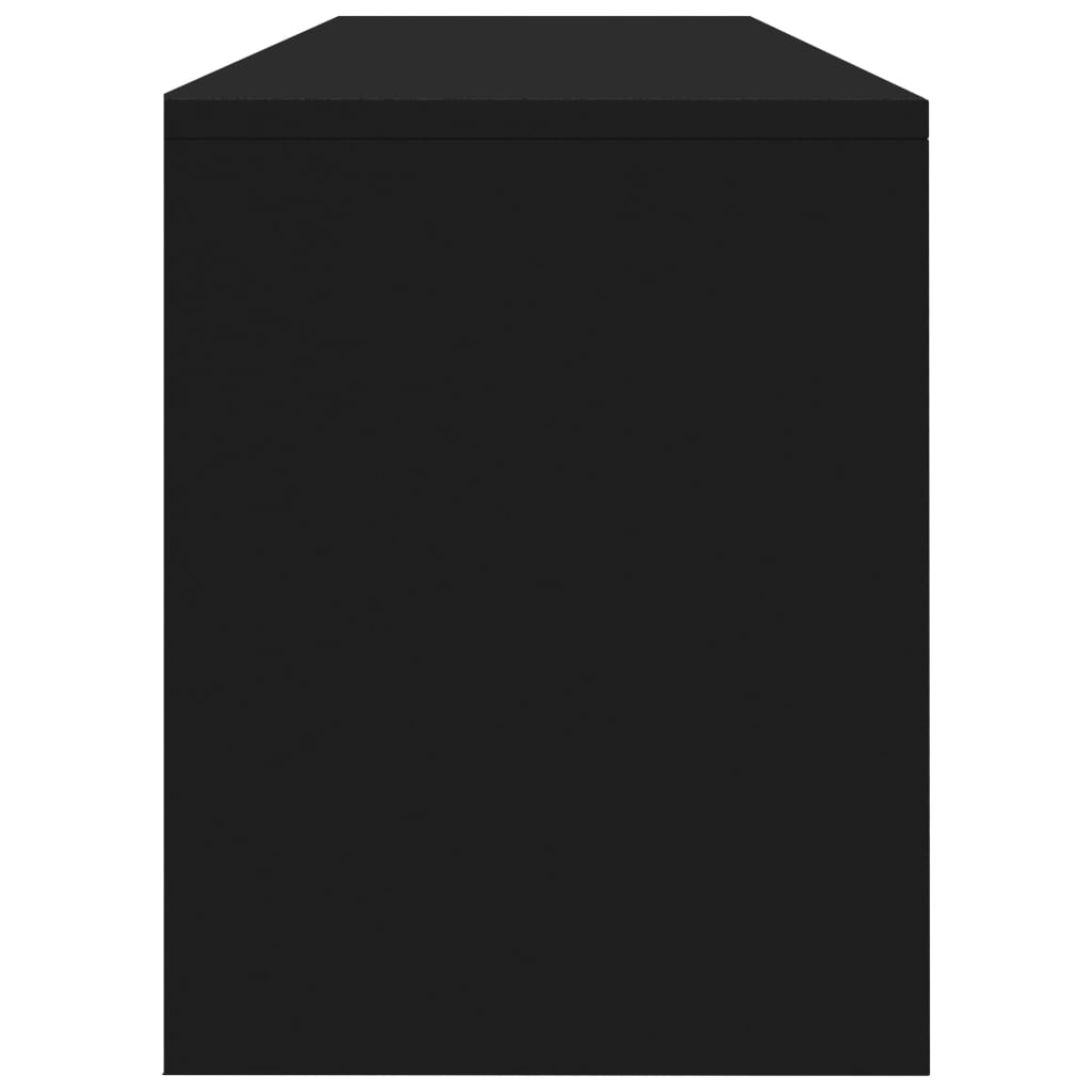 vidaXL TV omarica črna 120x30x37,5 cm iverna plošča