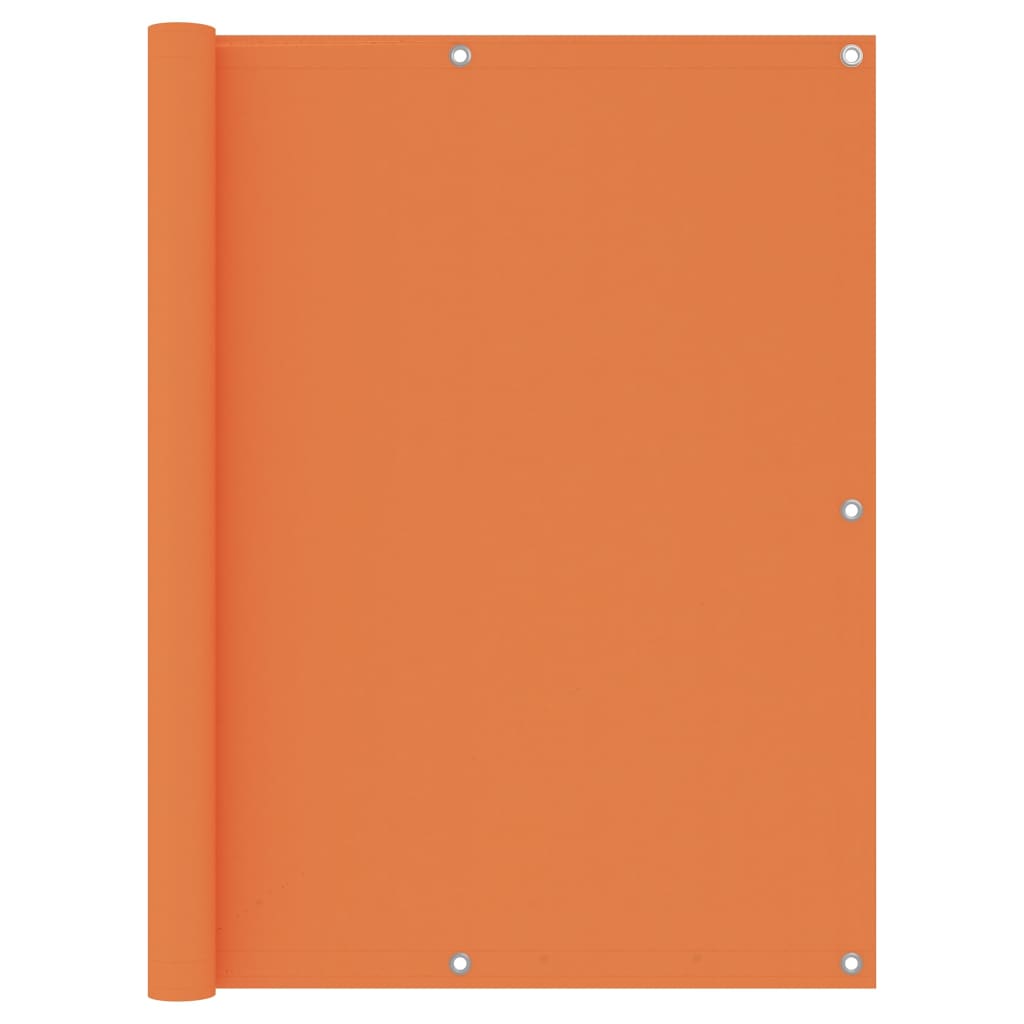 vidaXL Balkonsko platno oranžno 120x500 cm oksford blago