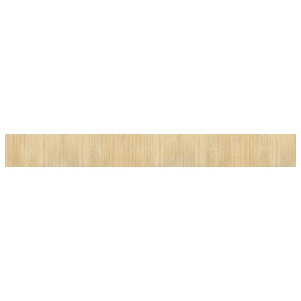 vidaXL Preproga pravokotna svetlo naravna 60x500 cm bambus