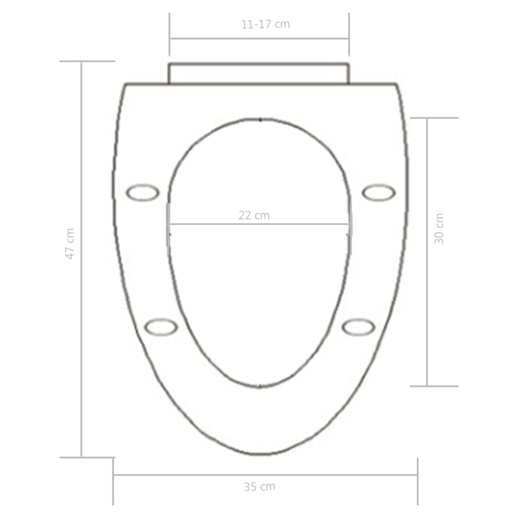 vidaXL WC deska s počasnim zapiranjem hitra namestitev črna