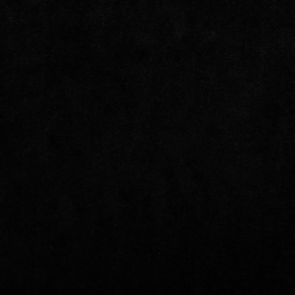 vidaXL Pasja postelja črna 70x52x30 cm žamet