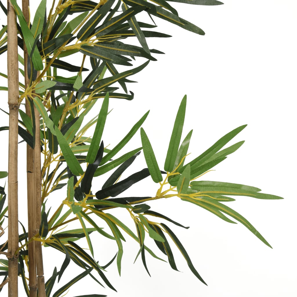 vidaXL Umetno bambusovo drevo 368 listov 80 cm zeleno