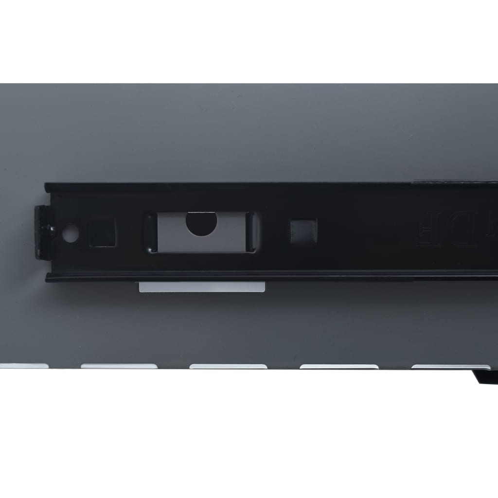 vidaXL Delovna miza črna 120x60x85 cm jeklo