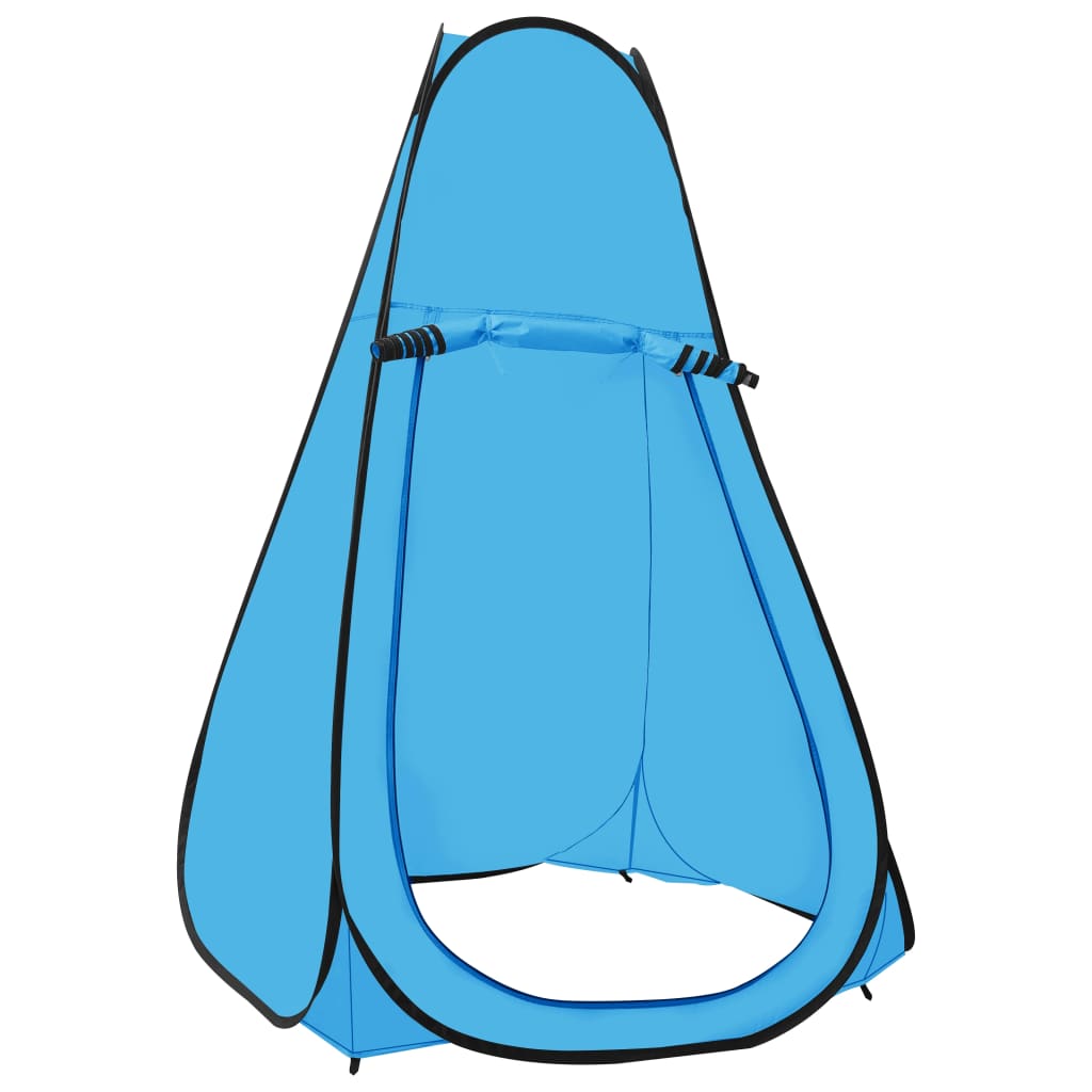 vidaXL Pop up šotor za tuširanje moder