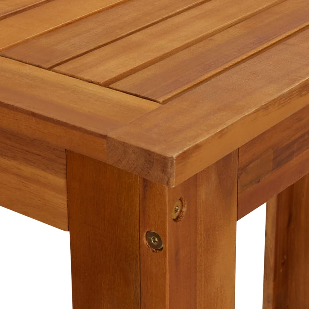 vidaXL Barska miza iz trdnega akacijevega lesa 120x60x105 cm