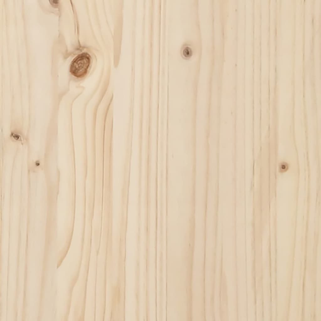 vidaXL Pisalna miza 110x50x75 cm trdna borovina
