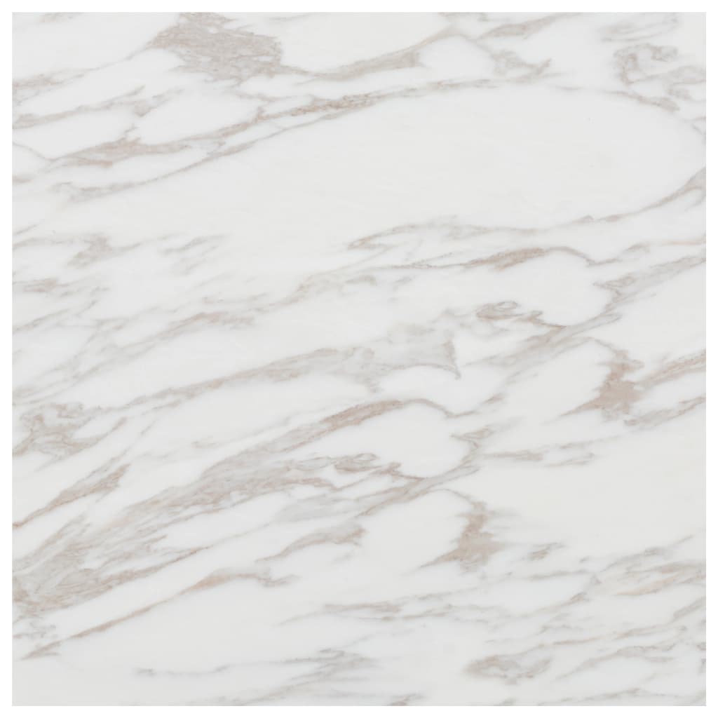 vidaXL Samolepilne PVC talne plošče 5,11 m² bel marmor