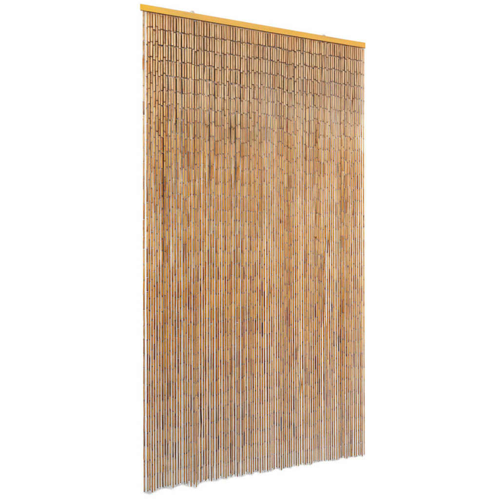 vidaXL Komarnik za vrata iz bambusa 100x200 cm