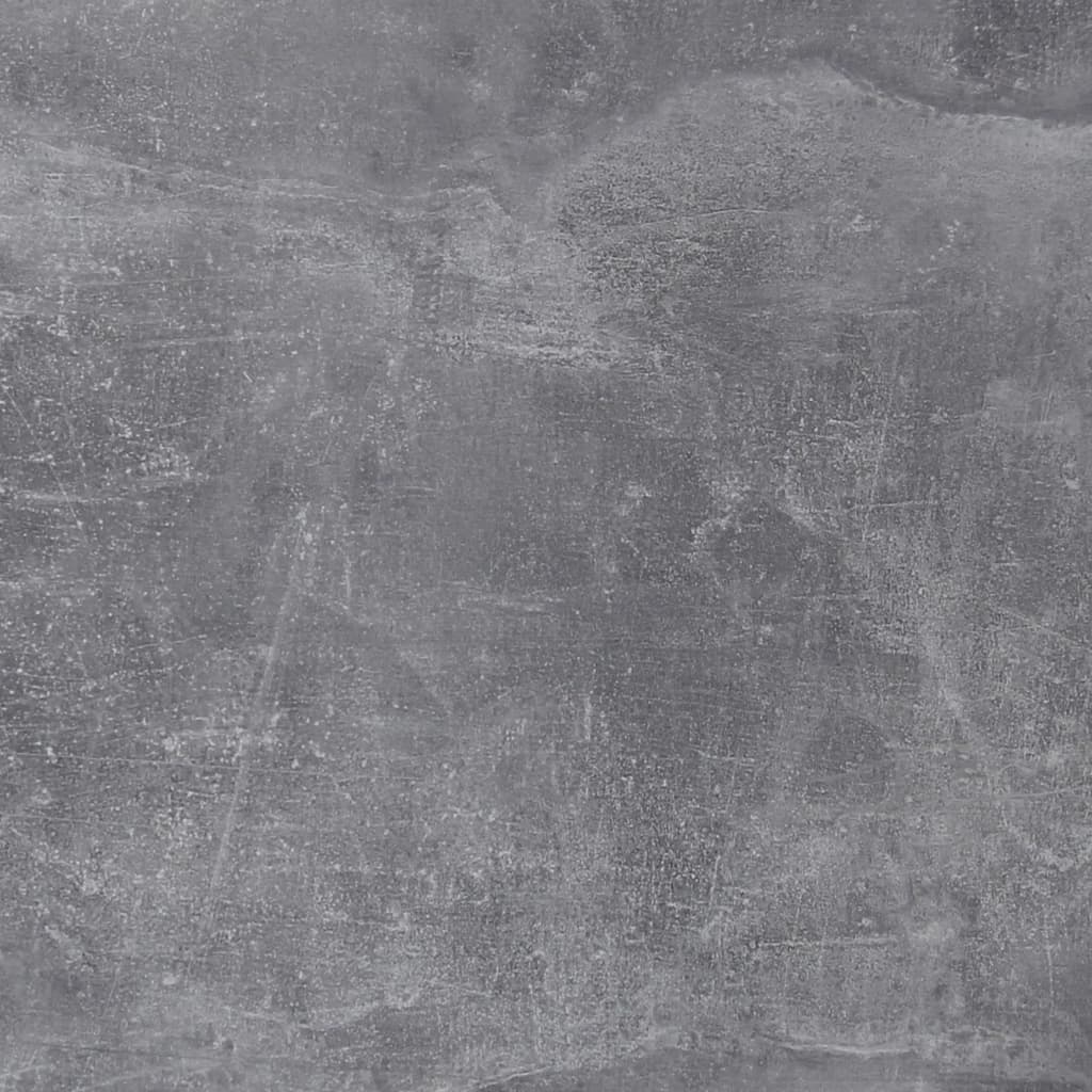 FMD Miza s stranskimi policami 117x73x75 cm betonsko siva