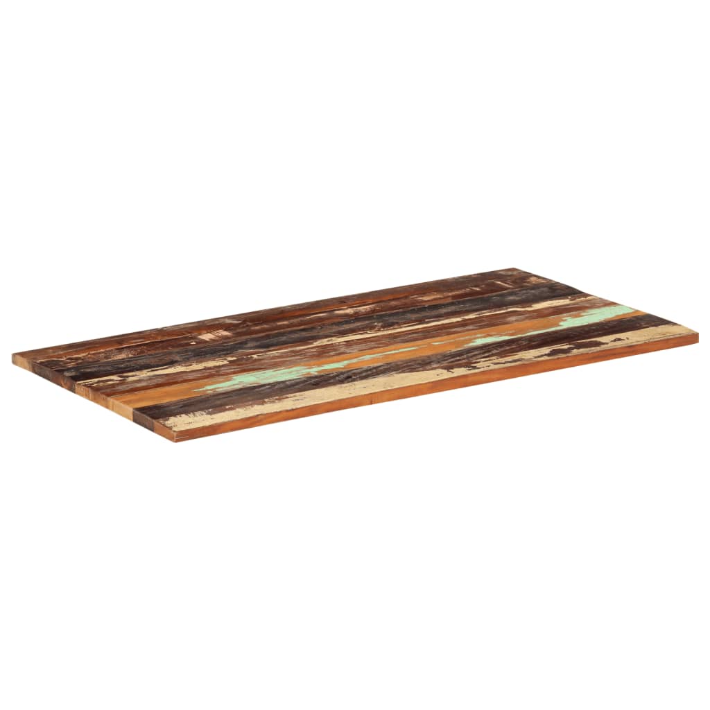 vidaXL Pravokotna mizna plošča 60x120cm 25-27 mm trden predelan les