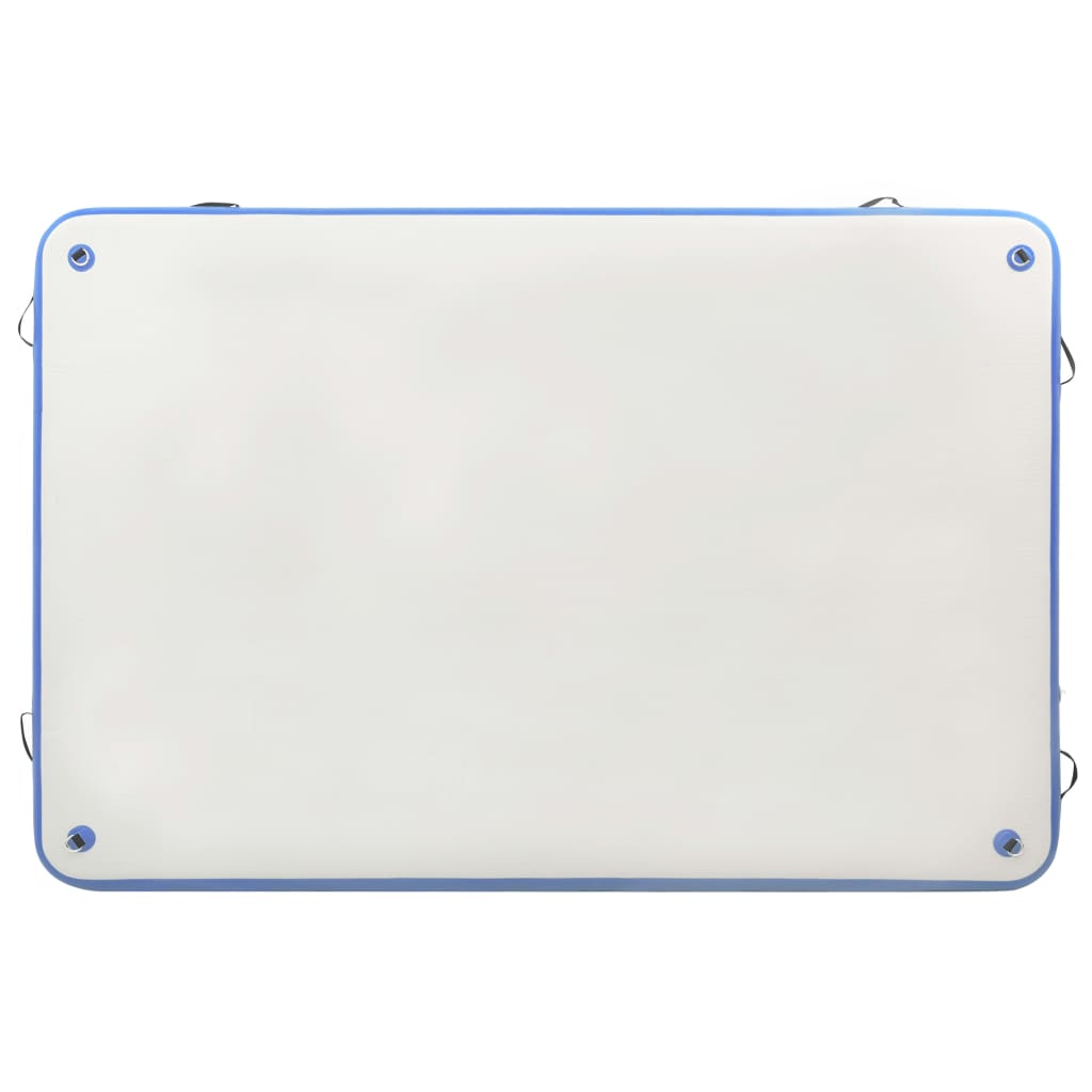 vidaXL Napihljiva plavajoča deska modra in bela 200x150x15 cm
