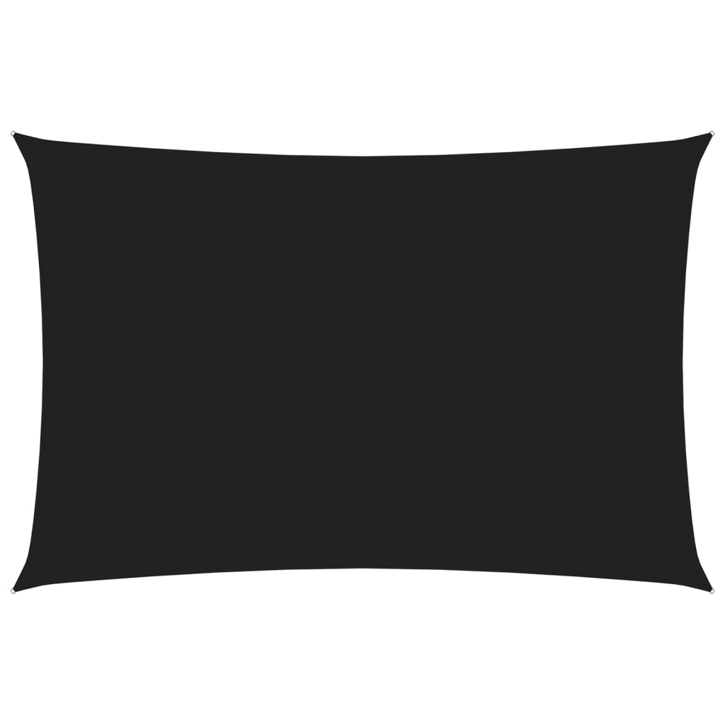 vidaXL Senčno jadro oksford blago pravokotno 2x4,5 m črno