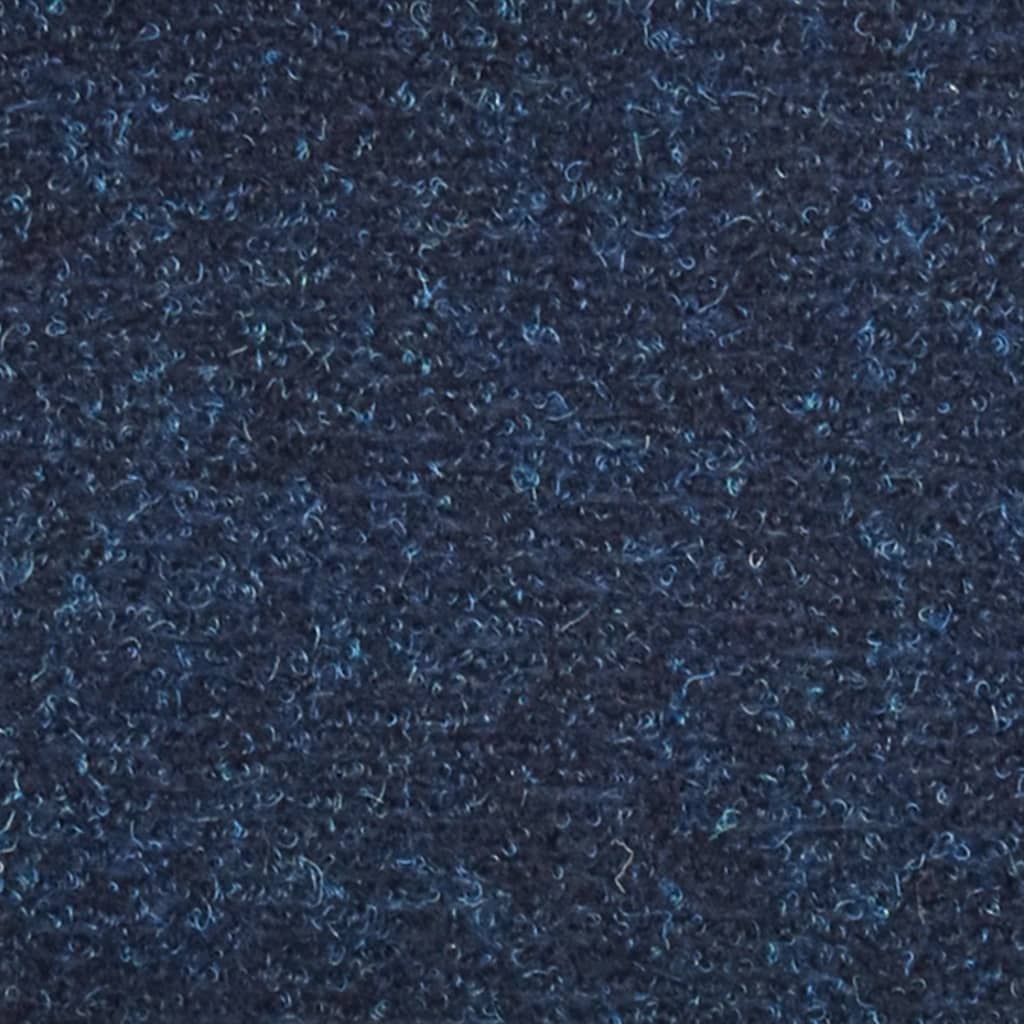 vidaXL Samolepilne preproge za stopnice 15 kosov mor. modre 56x17x3 cm