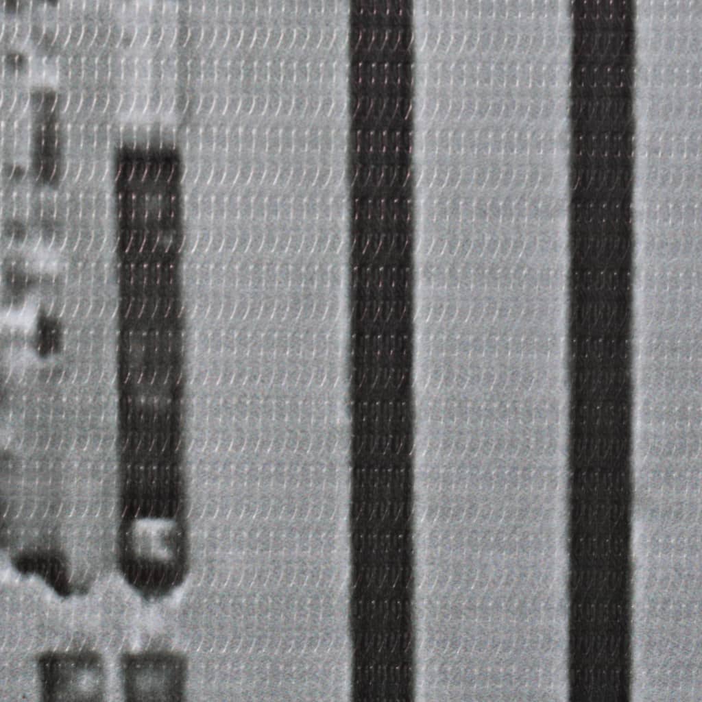 vidaXL Zložljiv paravan 200x170 cm New York podnevi črn in bel