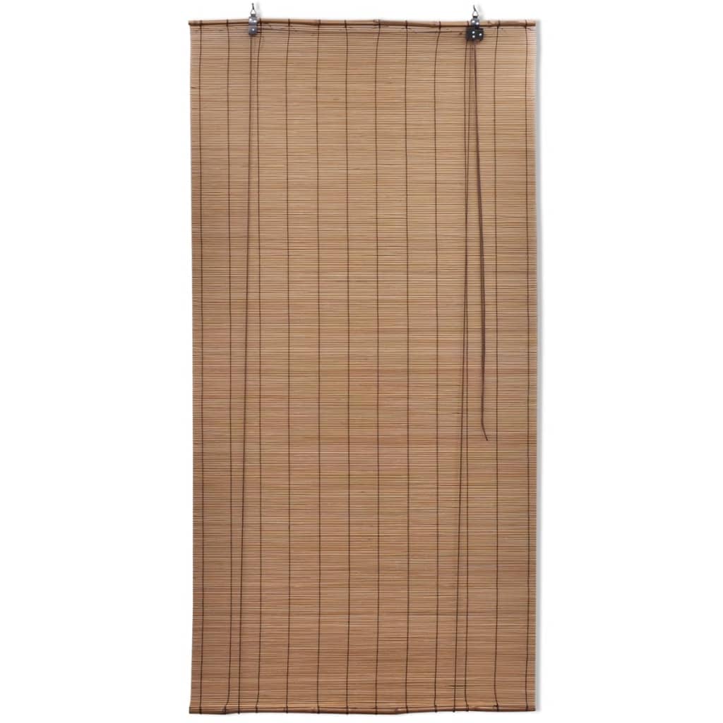 Rolo senčilo iz rjavega bambusa 80x160 cm