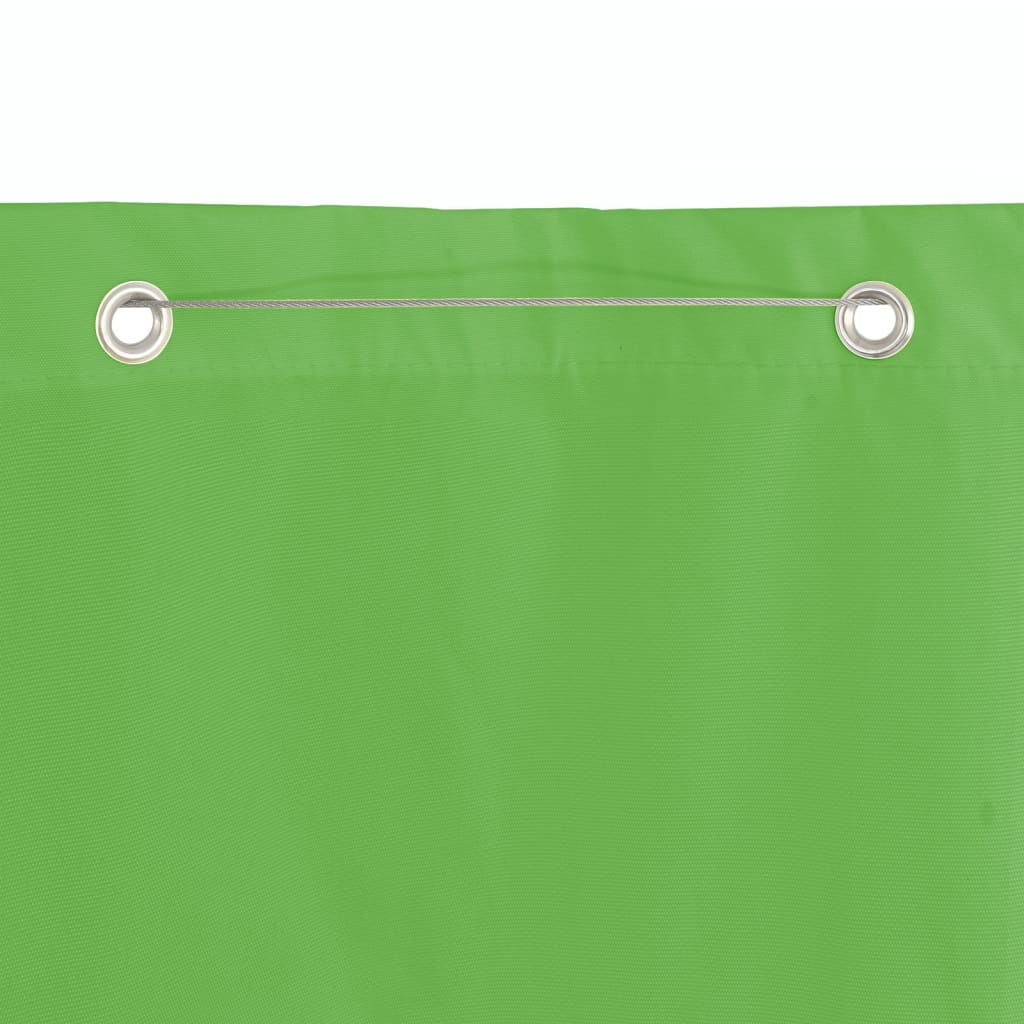 vidaXL Balkonsko platno svetlo zeleno 160x240 cm tkanina Oxford