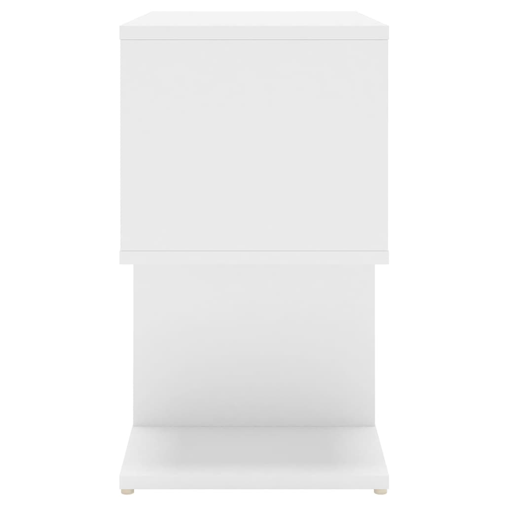 vidaXL Nočna omarica 2 kosa bela 50x30x51,5 cm iverna plošča