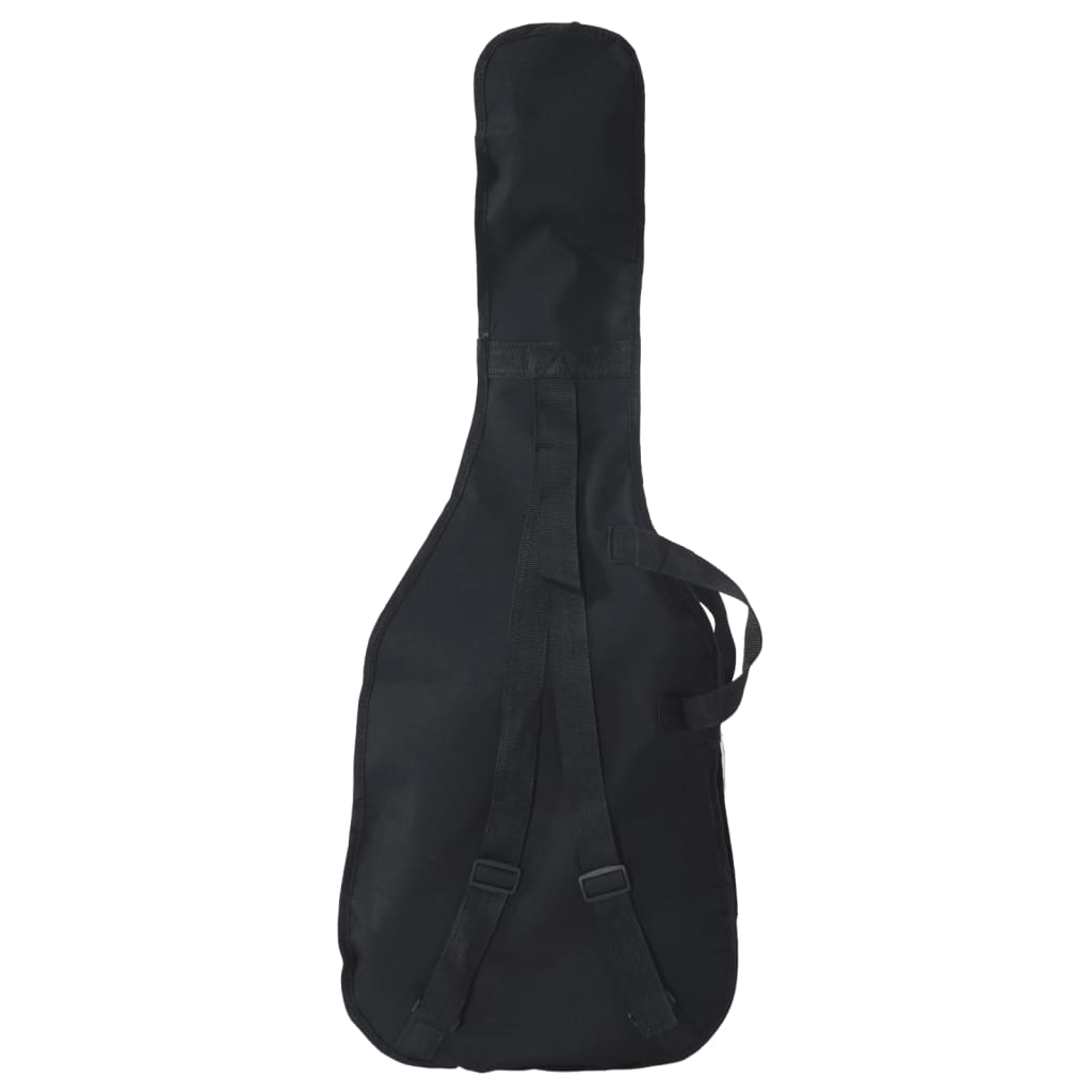 vidaXL Električna bas kitara za začetnike s torbo modro črna 4/4 46"
