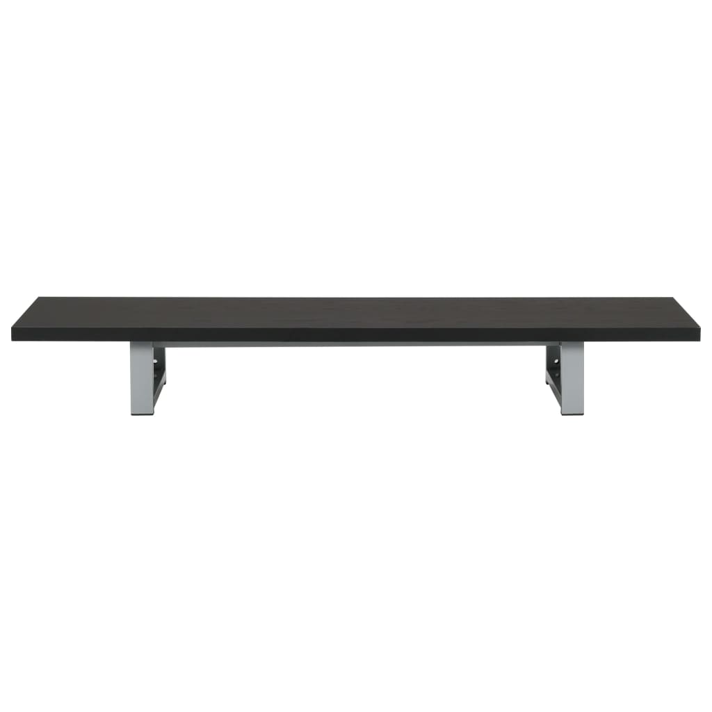 vidaXL Kopalniško pohištvo črne barve 120x40x16,3 cm