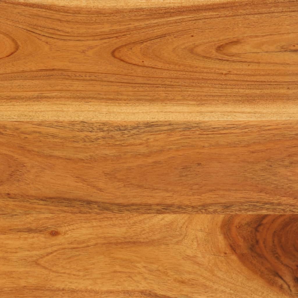 vidaXL Predalnik 55x30x75 cm trden akacijev les in kovina