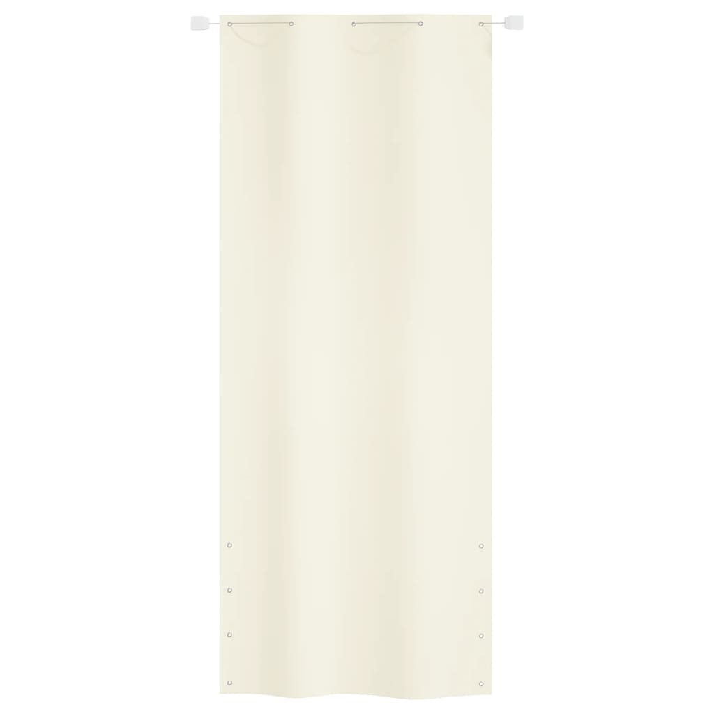 vidaXL Balkonsko platno krem 100x240 cm tkanina Oxford