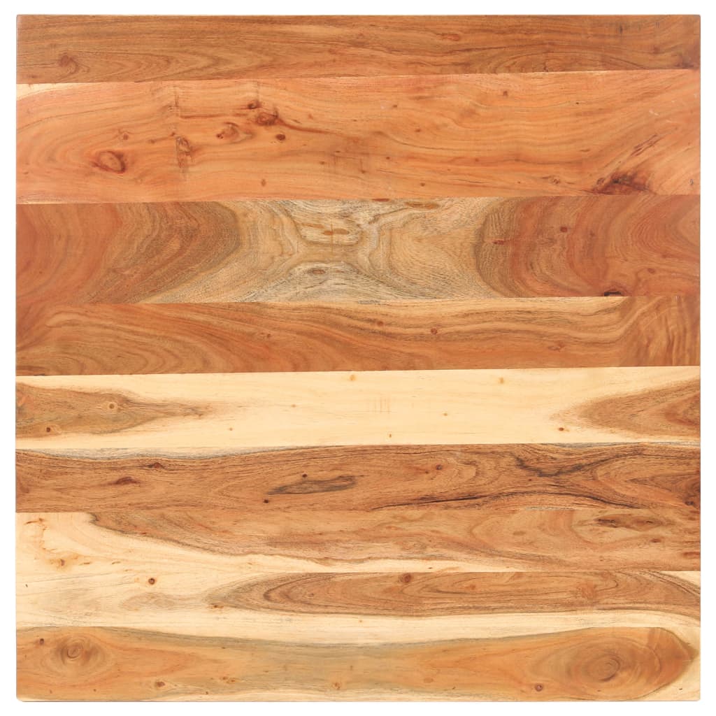 vidaXL Bistro mizica kvadratna 80x80x75 cm trden akacijev les