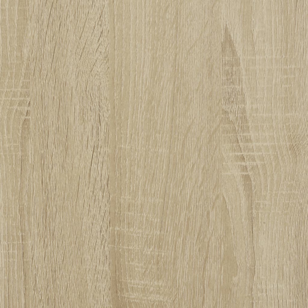 vidaXL Kopalniška omarica sonoma hrast 33x33x120,5 cm inženirski les