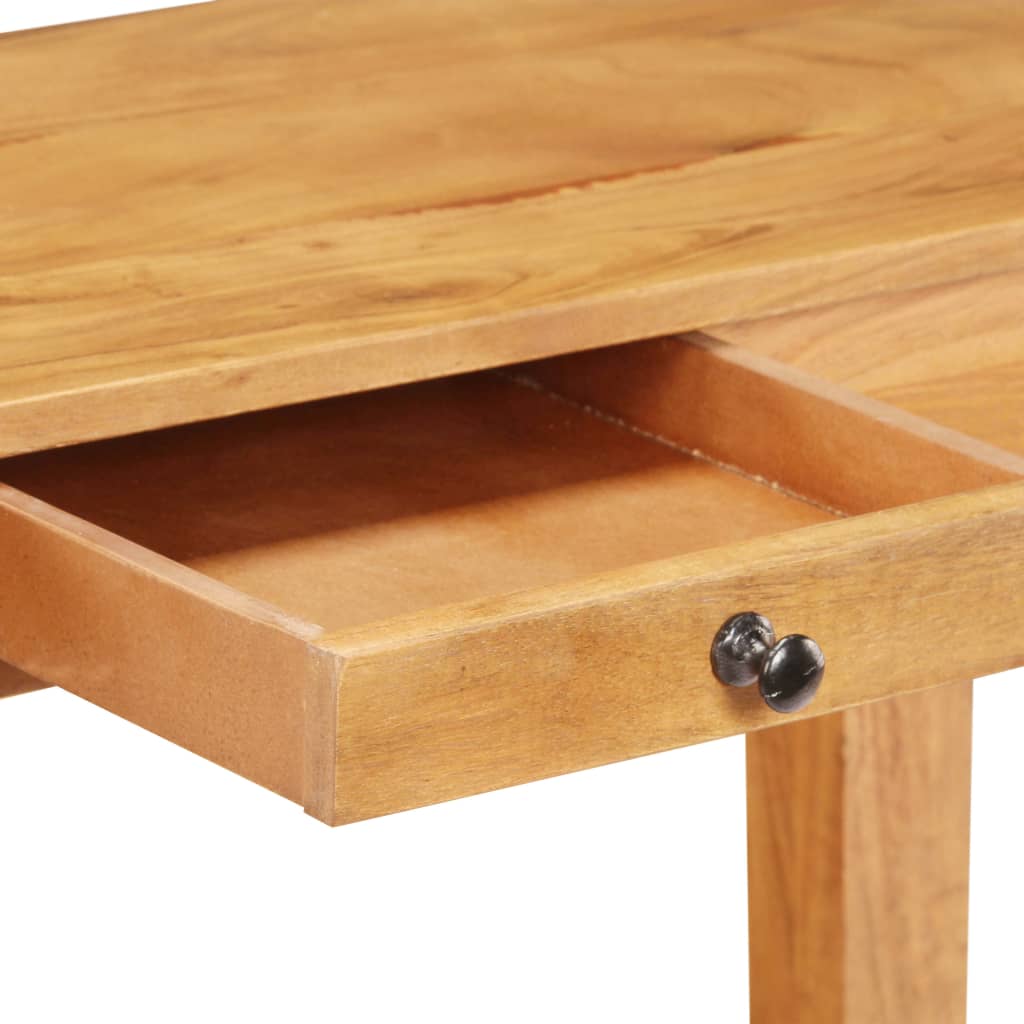 vidaXL Konzolna mizica 100x40x76 cm iz trdnega akacijevega lesa