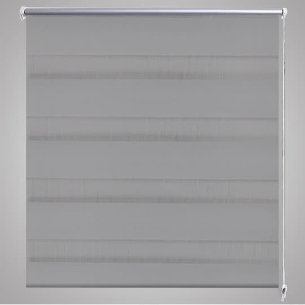 Črtasta Roleta / Senčilo za Zatemnitev Oken 140 x 175 cm Sive Barve