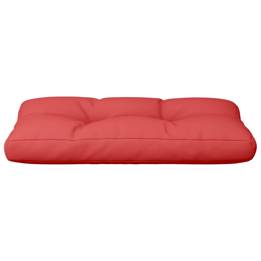 vidaXL Blazina za kavč iz palet rdeča 70x40x12 cm