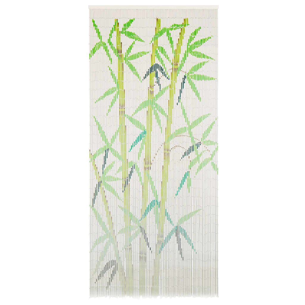 vidaXL Zavesa za vrata iz bambusa 90x200 cm