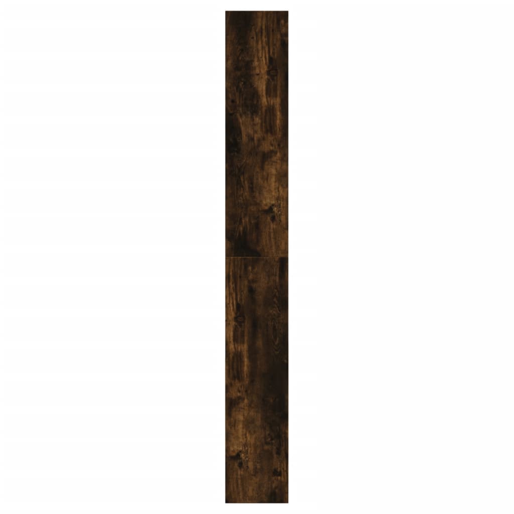 vidaXL Omarica za čevlje dimljeni hrast 60x21x163,5 cm inženirski les
