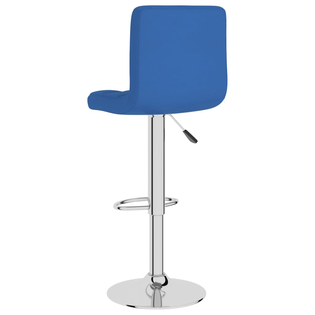 vidaXL Barski stolčki 2 kosa modro blago