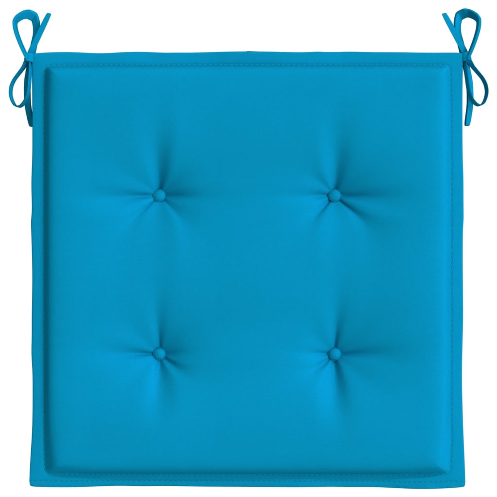 vidaXL Blazine za vrtne stole 6 kosov modre 40x40x3 cm oxford tkanina