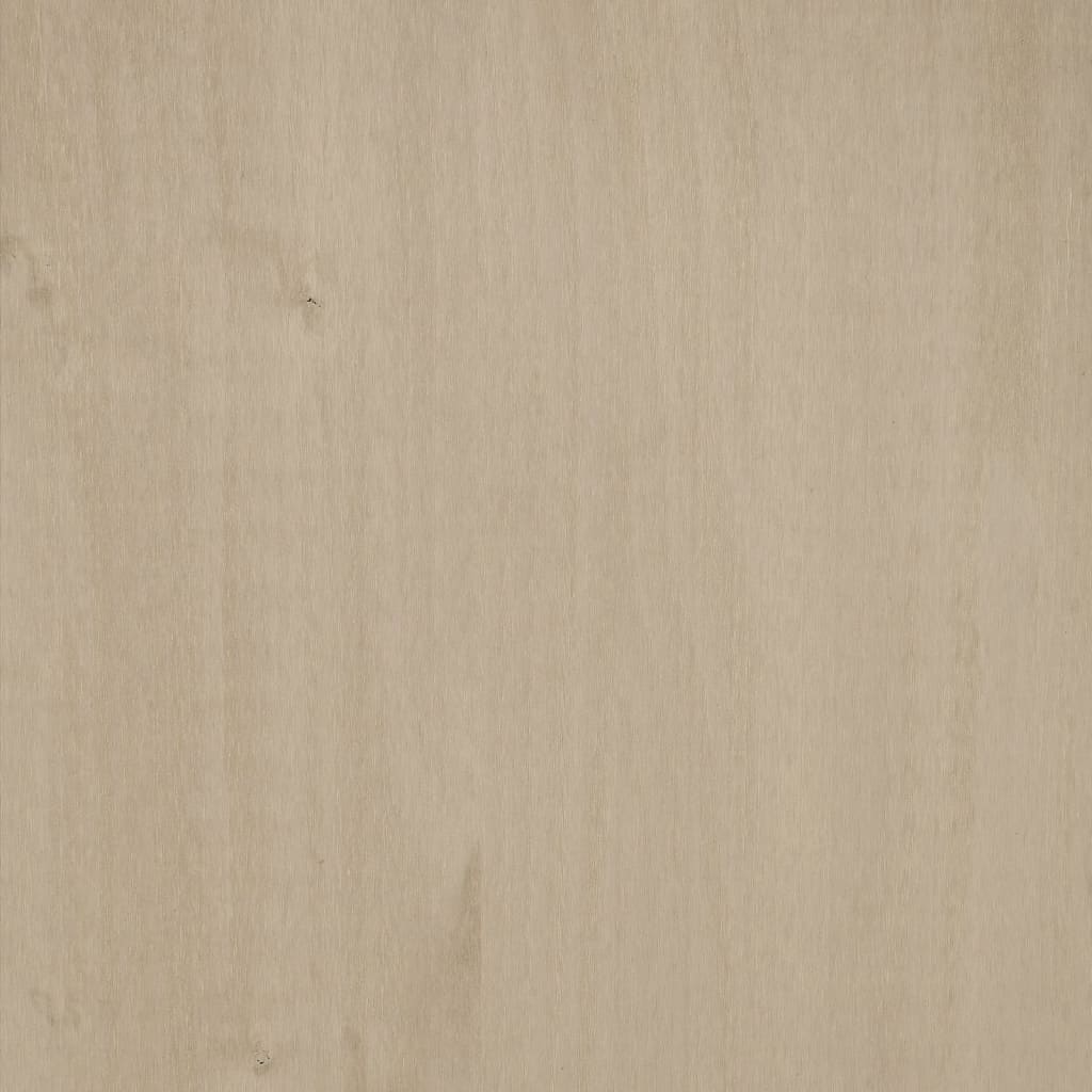 vidaXL Komoda HAMAR medeno rjava 113x40x80 cm trdna borovina