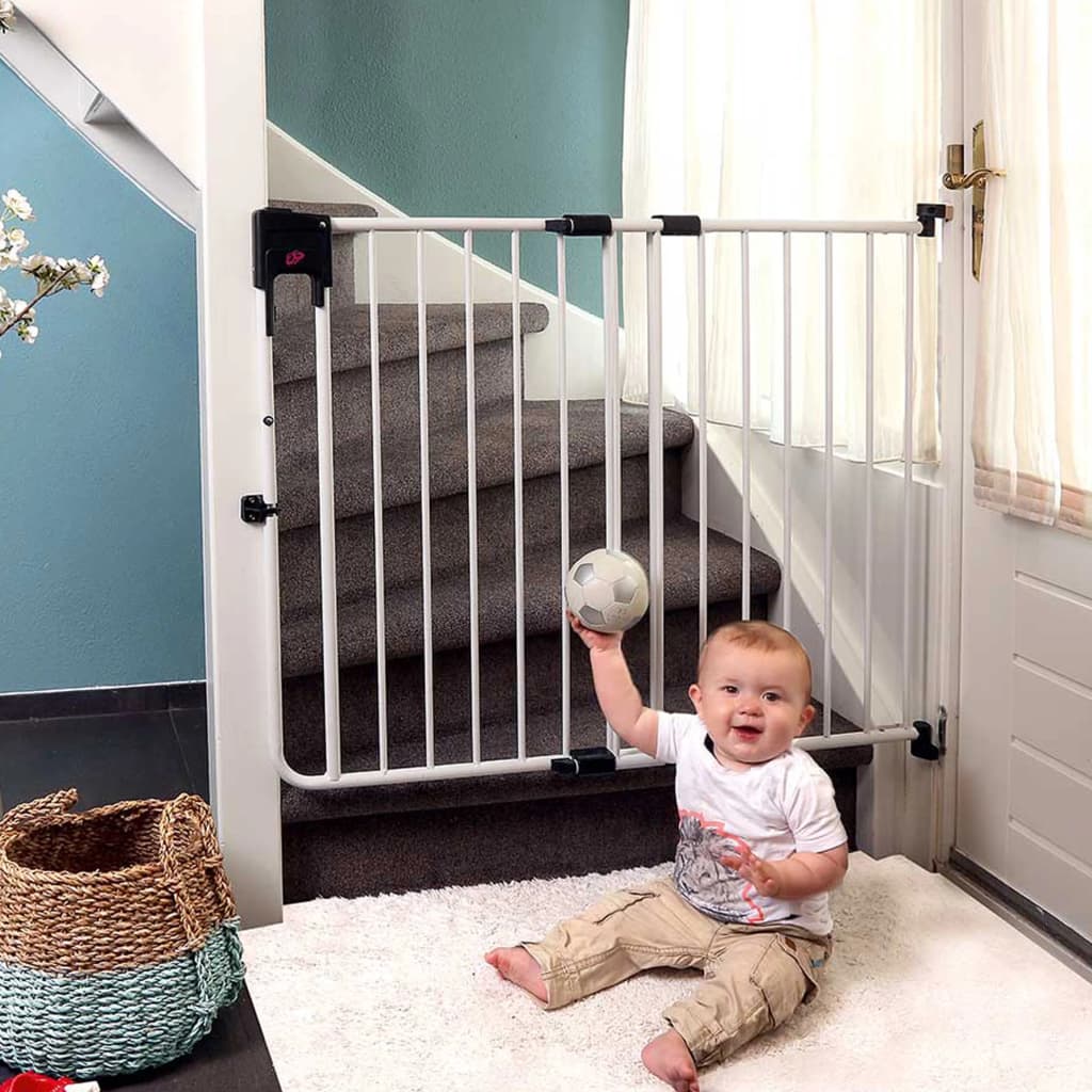 A3 Baby & Kids Varnostna vrata SafeDoor bela 75,5-116 cm