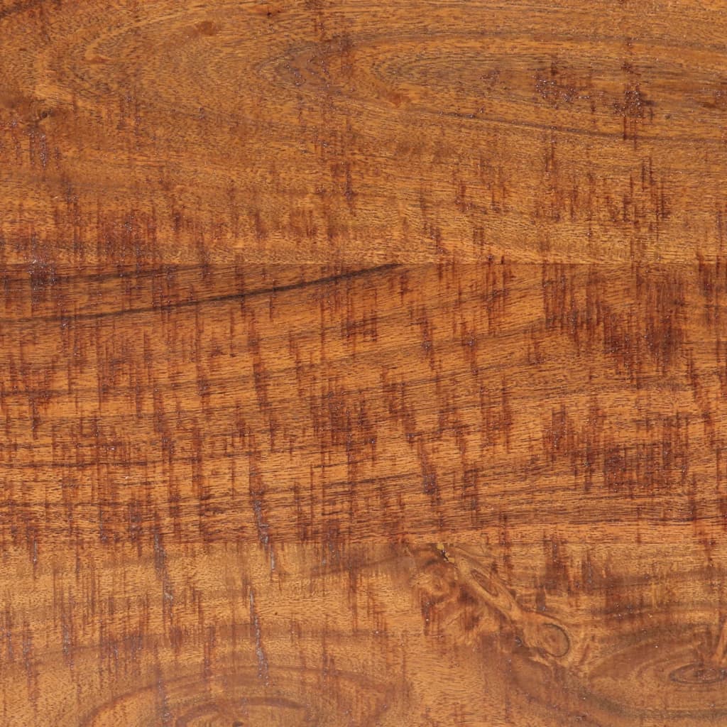 vidaXL Konzolna mizica 120x32x80 cm trden neobdelan mangov les