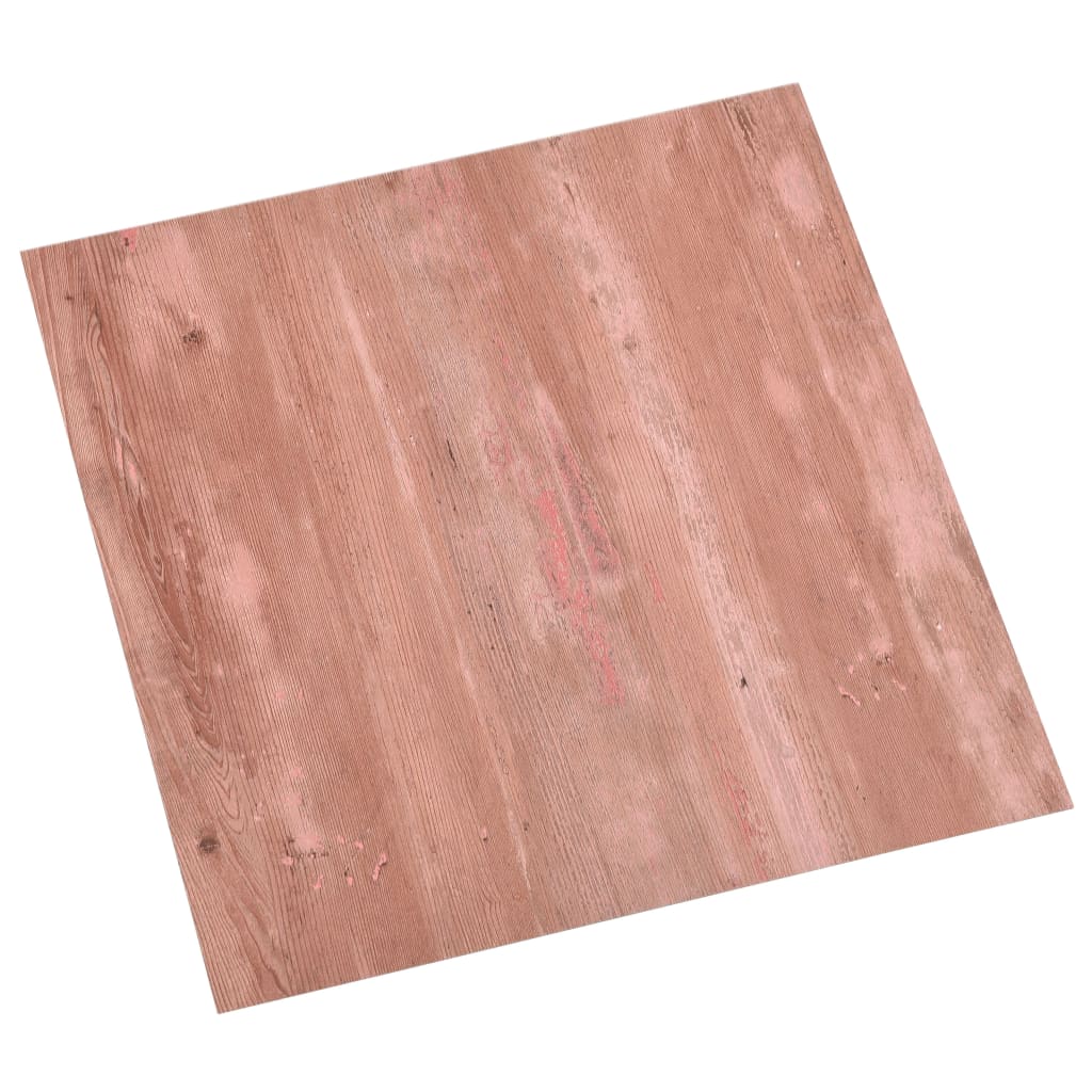 vidaXL Samolepilne talne plošče 55 kosov PVC 5,11 m² rdeče