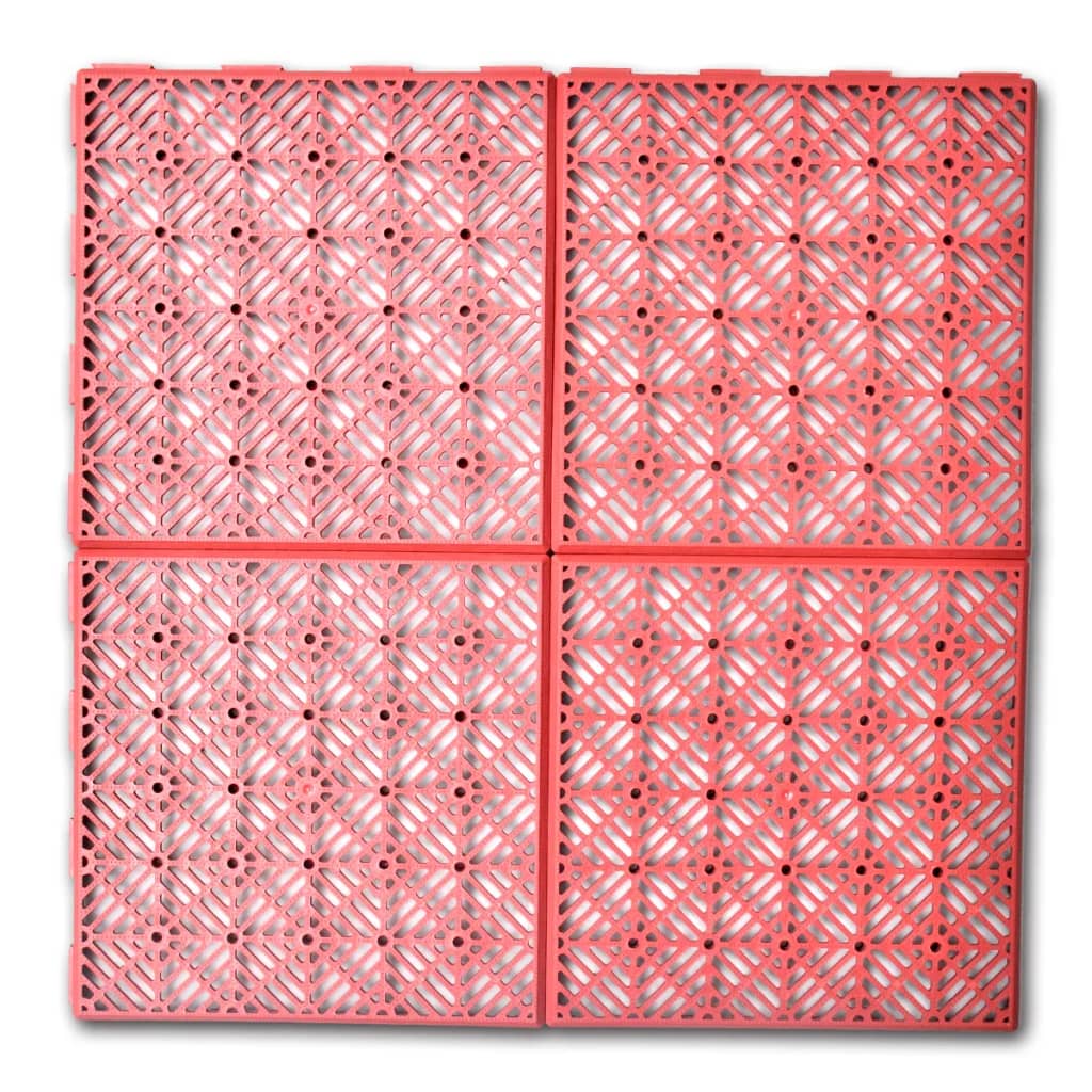 Vrtne talne plošče plastične 29x29 cm 24 kosov