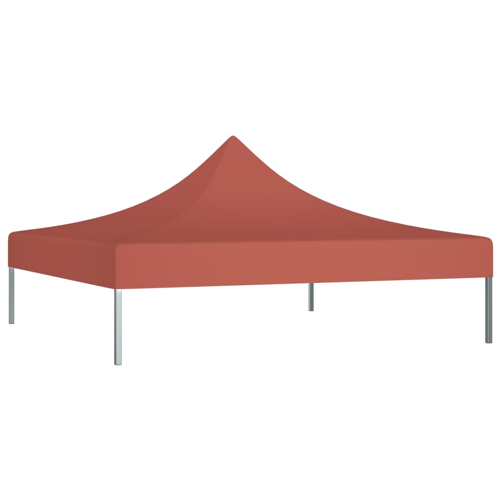 vidaXL Streha za vrtni šotor 2x2 m terakota 270 g/m²