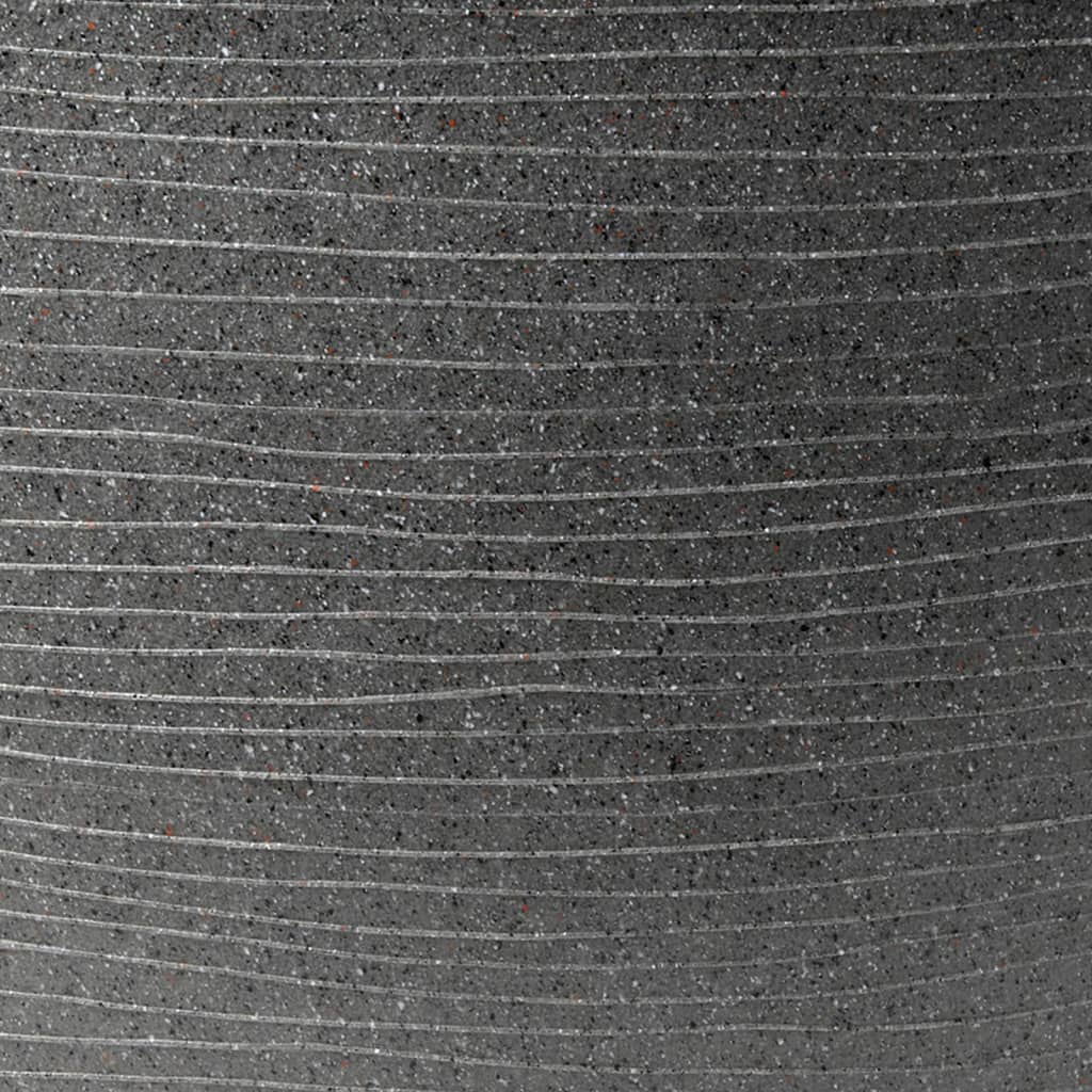 Capi Cvetlično korito Arc Granite pravokotno 90x35x40 cm antracit