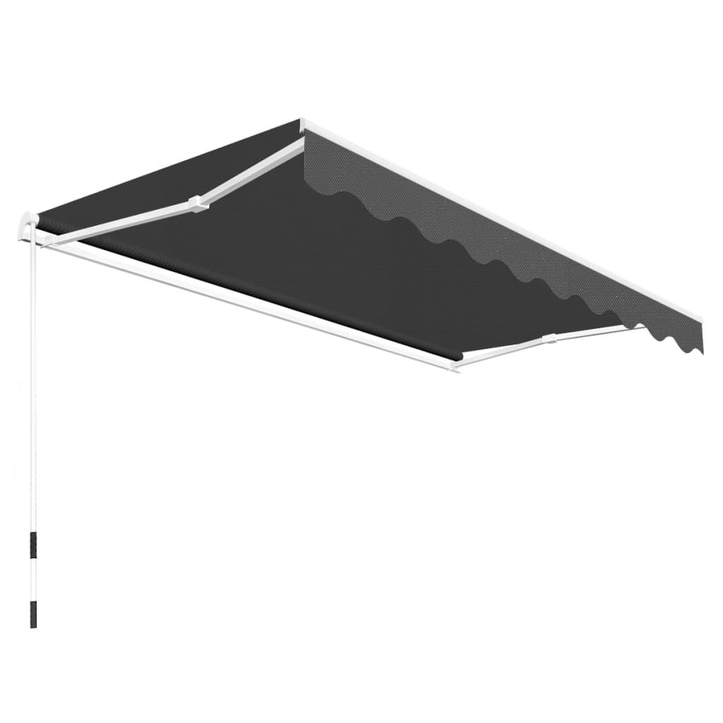 vidaXL Ročno zložljiva tenda 300 cm antracit