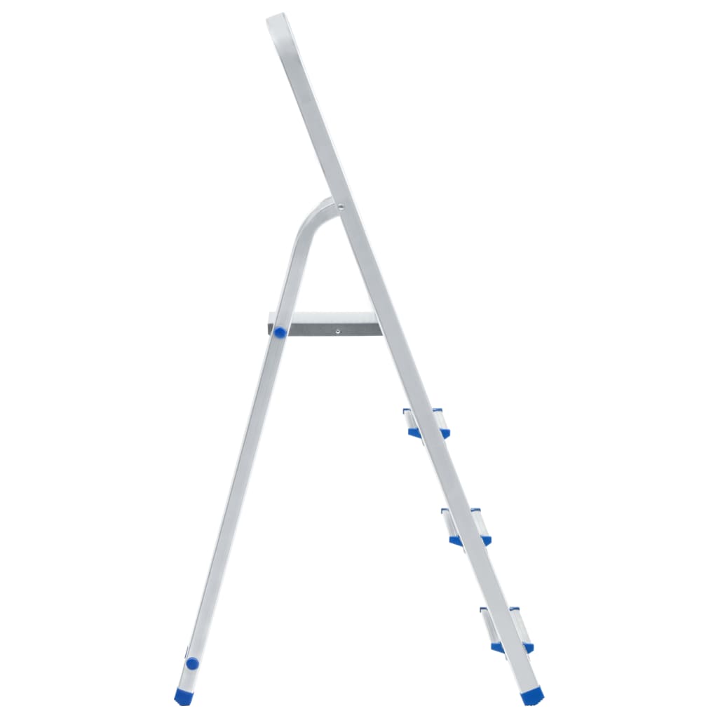 vidaXL Aluminijasta lestev s 4 stopnicami 150 kg